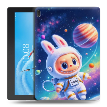 Силиконовый чехол на Lenovo Tab E10 с принтом Labubu Лабубу Силиконовый чехол на Lenovo Tab E10 с принтом Labubu Лабубу