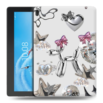 Силиконовый чехол на Lenovo Tab E10 с принтом Y2K