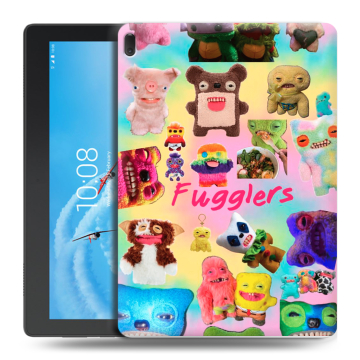 Силиконовый чехол на Lenovo Tab E10 с принтом Флагер Fuggler