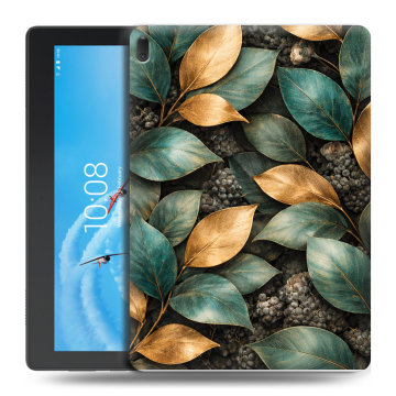 Силиконовый чехол на Lenovo Tab E10 с принтом женский