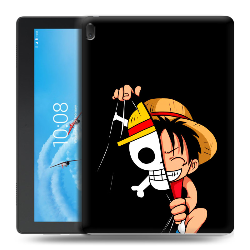 Силиконовый чехол на Lenovo Tab E10 с принтом One Piece Ван Пис Силиконовый чехол на Lenovo Tab E10 с принтом One Piece Ван Пис