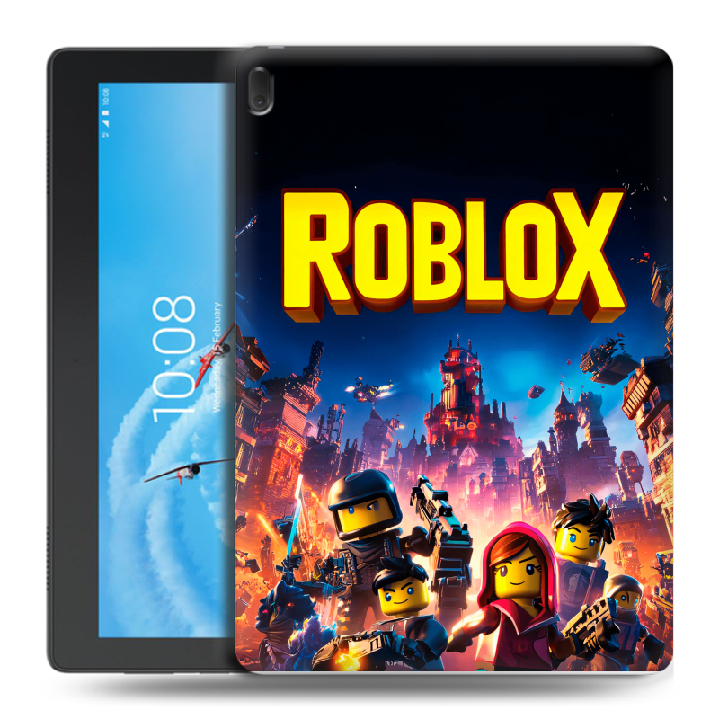 Силиконовый чехол на Lenovo Tab E10 с принтом Roblox Роблокс Силиконовый чехол на Lenovo Tab E10 с принтом Roblox Роблокс