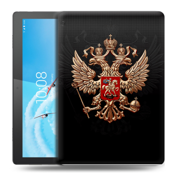Силиконовый чехол на планшета Lenovo Tab M10 с принтом Герб России Силиконовый чехол на планшета Lenovo Tab M10 с принтом Герб России