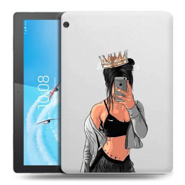Силиконовый чехол на планшета Lenovo Tab M10 с принтом Женские принты Силиконовый чехол на планшета Lenovo Tab M10 с принтом Женские принты
