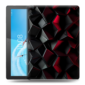 Силиконовый чехол на Lenovo Tab M10 с принтом Абстракция