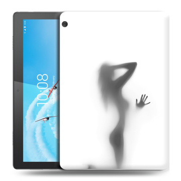 Силиконовый чехол на Lenovo Tab M10 с принтом Силуэт Силиконовый чехол на Lenovo Tab M10 с принтом Силуэт