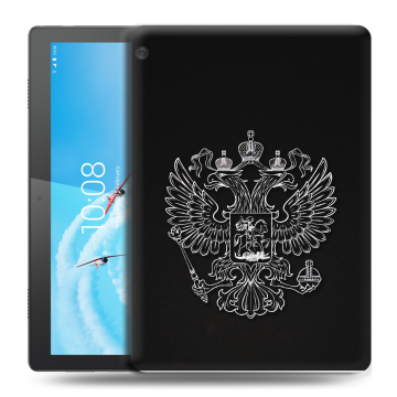 Силиконовый чехол на Lenovo Tab M10 с принтом Герб России Силиконовый чехол на Lenovo Tab M10 с принтом Герб России