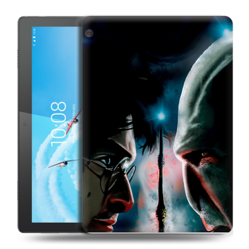 Силиконовый чехол на Lenovo Tab M10 с принтом Гарри Поттер Harry Potter