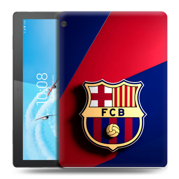 Силиконовый чехол на Lenovo Tab M10 с принтом Барселона Barcelona