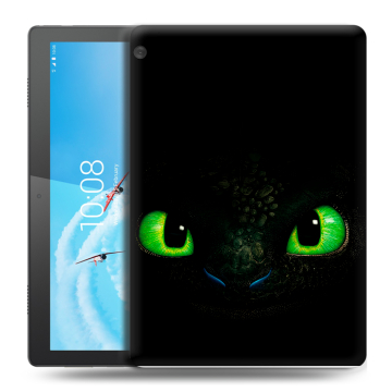 Силиконовый чехол на Lenovo Tab M10 с принтом Как приручить дракона
