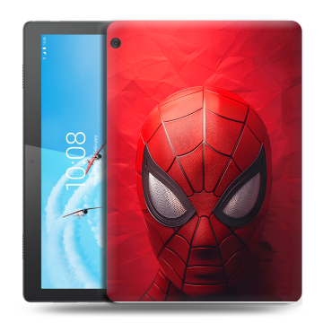 Силиконовый чехол на Lenovo Tab M10 с принтом Spiderman Человек паук