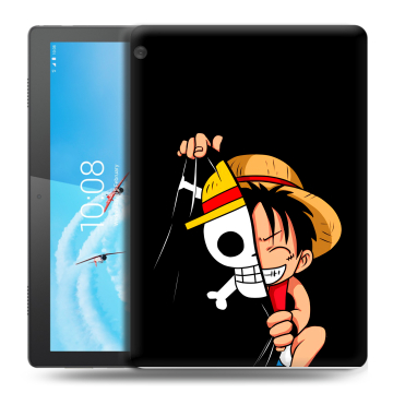Силиконовый чехол на Lenovo Tab M10 с принтом One Piece Ван Пис