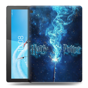 Силиконовый чехол на Lenovo Tab M10 с принтом Harry Potter Гарри Поттер