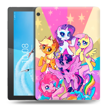 Силиконовый чехол на Lenovo Tab M10 с принтом My little pony Дружба чудо