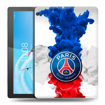 Силиконовый чехол на Lenovo Tab M10 с принтом PSG ПСЖ