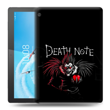 Силиконовый чехол на Lenovo Tab M10 с принтом Death note Тетрадь смерти