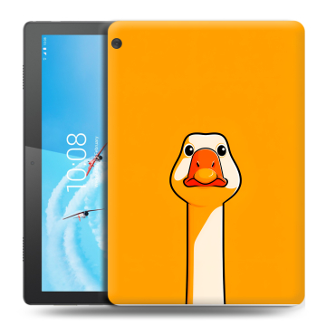 Силиконовый чехол на Lenovo Tab M10 с принтом Смешная утка