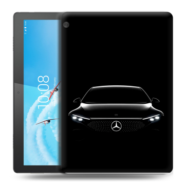 Силиконовый чехол на Lenovo Tab M10 с принтом Mercedes Мерседес