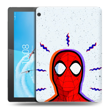 Силиконовый чехол на Lenovo Tab M10 с принтом Spiderman Человек паук