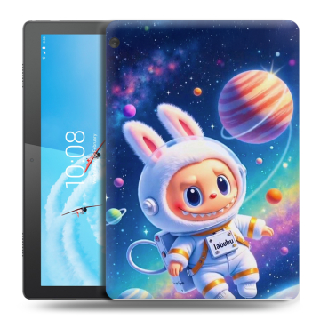 Силиконовый чехол на Lenovo Tab M10 с принтом Labubu Лабубу