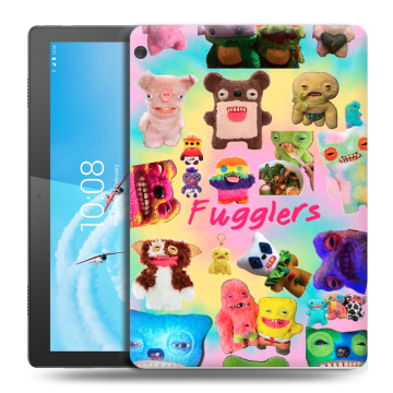 Силиконовый чехол на Lenovo Tab M10 с принтом Флагер Fuggler