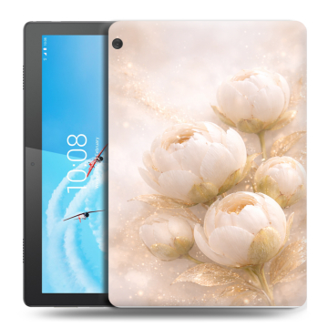 Силиконовый чехол на Lenovo Tab M10 с принтом женский