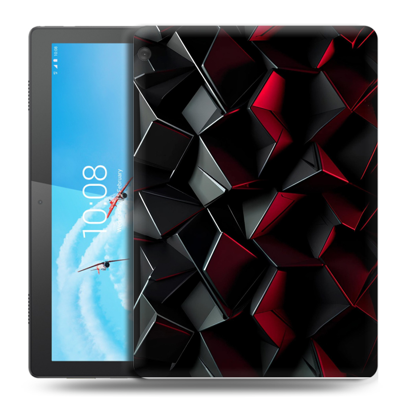 Силиконовый чехол на Lenovo Tab M10 с принтом Абстракция Силиконовый чехол на Lenovo Tab M10 с принтом Абстракция