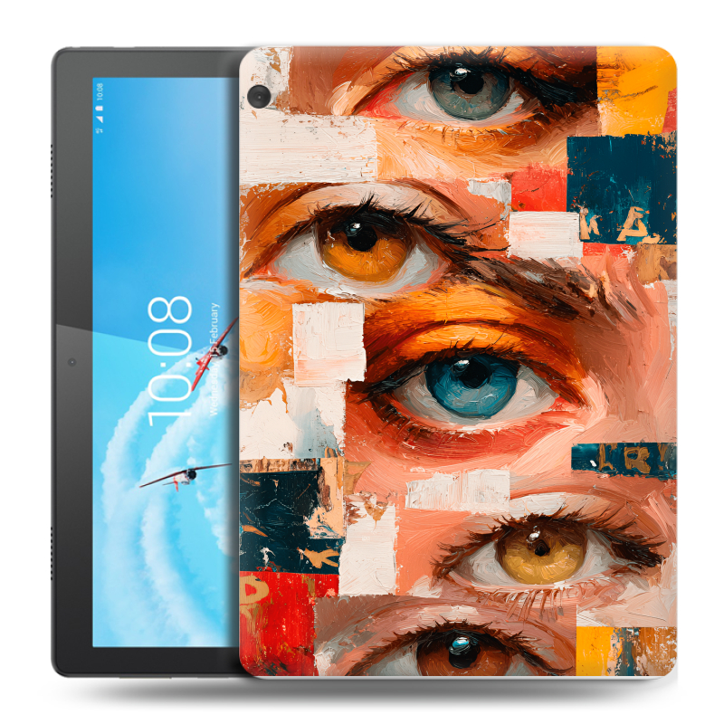 Силиконовый чехол на Lenovo Tab M10 с принтом Модный принт Силиконовый чехол на Lenovo Tab M10 с принтом Модный принт