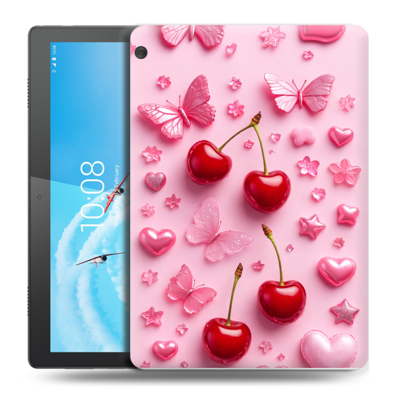 Силиконовый чехол на Lenovo Tab M10 с принтом для девочек Силиконовый чехол на Lenovo Tab M10 с принтом для девочек