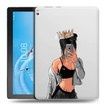 Силиконовый чехол на планшета Lenovo Tab P10 с принтом Женские принты Силиконовый чехол на планшета Lenovo Tab P10 с принтом Женские принты