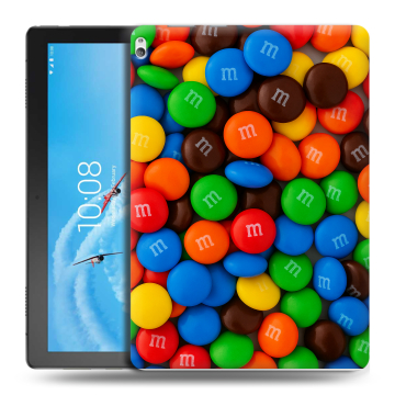 Силиконовый чехол на планшета Lenovo Tab P10 с принтом Конфеты Силиконовый чехол на планшета Lenovo Tab P10 с принтом Конфеты