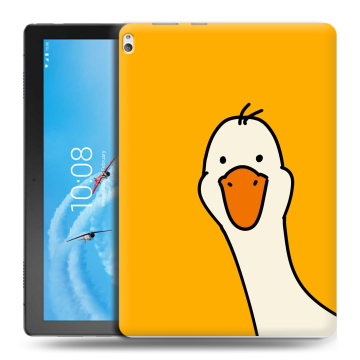Силиконовый чехол на Lenovo Tab P10 с принтом Утка Силиконовый чехол на Lenovo Tab P10 с принтом Утка