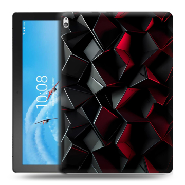 Силиконовый чехол на Lenovo Tab P10 с принтом Абстракция