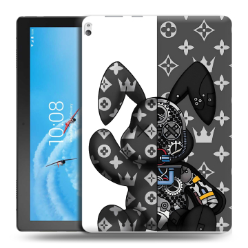 Силиконовый чехол на Lenovo Tab P10 с принтом Луи робот Силиконовый чехол на Lenovo Tab P10 с принтом Луи робот