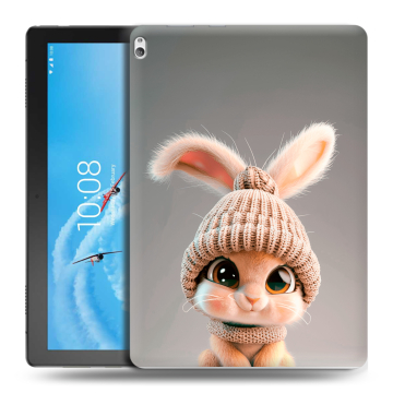 Силиконовый чехол на Lenovo Tab P10 с принтом Кролик