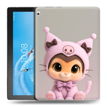Силиконовый чехол на Lenovo Tab P10 с принтом Куроми Kuromi Силиконовый чехол на Lenovo Tab P10 с принтом Куроми Kuromi