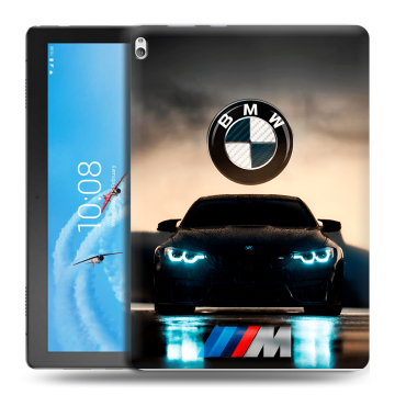 Силиконовый чехол на Lenovo Tab P10 с принтом БМВ BMW