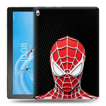 Силиконовый чехол на Lenovo Tab P10 с принтом человек паук spiderman Силиконовый чехол на Lenovo Tab P10 с принтом человек паук spiderman