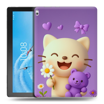 Силиконовый чехол на Lenovo Tab P10 с принтом для девочек Силиконовый чехол на Lenovo Tab P10 с принтом для девочек