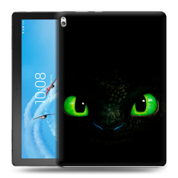 Силиконовый чехол на Lenovo Tab P10 с принтом Как приручить дракона Силиконовый чехол на Lenovo Tab P10 с принтом Как приручить дракона