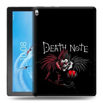 Силиконовый чехол на Lenovo Tab P10 с принтом Death note Тетрадь смерти Силиконовый чехол на Lenovo Tab P10 с принтом Death note Тетрадь смерти