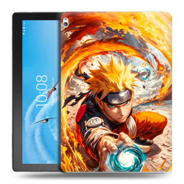 Силиконовый чехол на Lenovo Tab P10 с принтом Аниме Наруто Naruto Силиконовый чехол на Lenovo Tab P10 с принтом Аниме Наруто Naruto