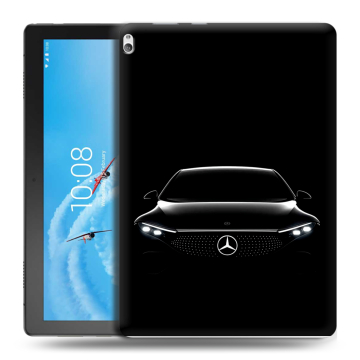 Силиконовый чехол на Lenovo Tab P10 с принтом Mercedes Мерседес