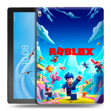 Силиконовый чехол на Lenovo Tab P10 с принтом Roblox Роблокс Силиконовый чехол на Lenovo Tab P10 с принтом Roblox Роблокс