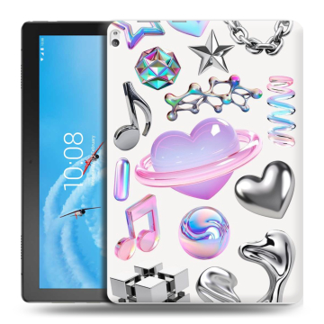 Силиконовый чехол на Lenovo Tab P10 с принтом Y2K Силиконовый чехол на Lenovo Tab P10 с принтом Y2K