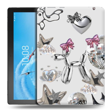 Силиконовый чехол на Lenovo Tab P10 с принтом Y2K