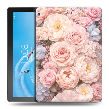 Силиконовый чехол на Lenovo Tab P10 с принтом женский Силиконовый чехол на Lenovo Tab P10 с принтом женский