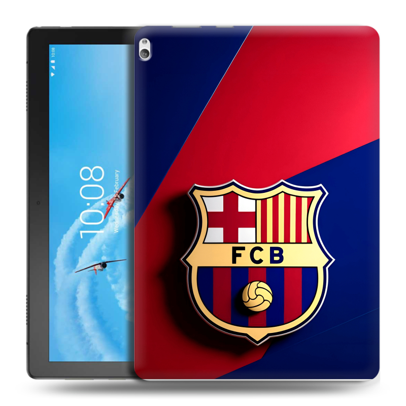 Силиконовый чехол на Lenovo Tab P10 с принтом Барселона Barcelona Силиконовый чехол на Lenovo Tab P10 с принтом Барселона Barcelona