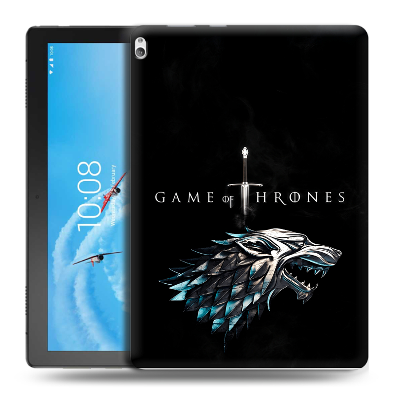 Силиконовый чехол на Lenovo Tab P10 с принтом Игра Престолов Game Thrones Силиконовый чехол на Lenovo Tab P10 с принтом Игра Престолов Game Thrones