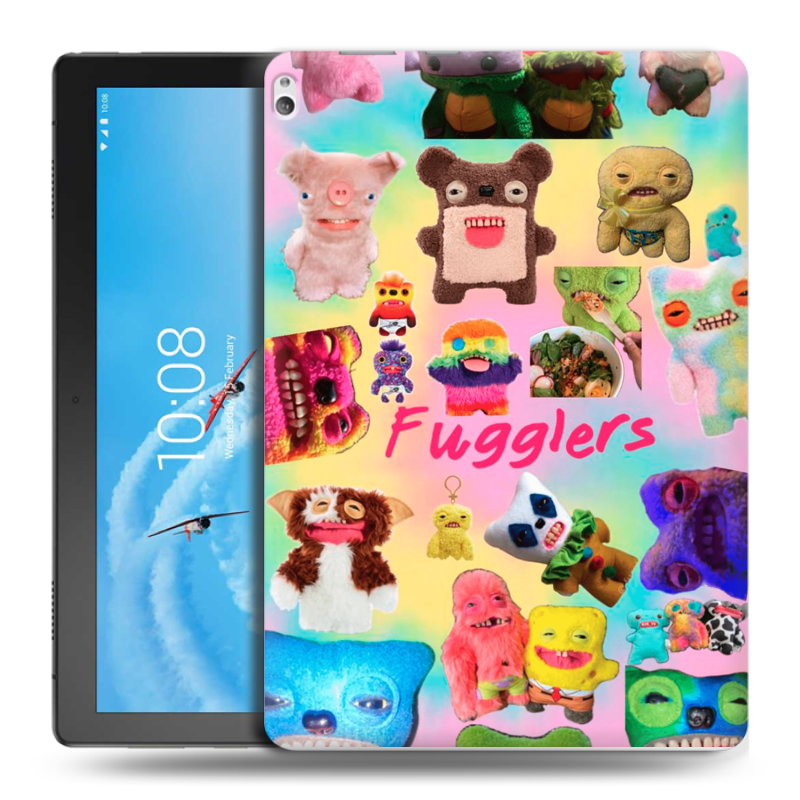 Силиконовый чехол на Lenovo Tab P10 с принтом Флагер Fuggler Силиконовый чехол на Lenovo Tab P10 с принтом Флагер Fuggler